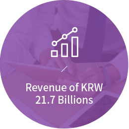Sales approx. 21.7 billion won